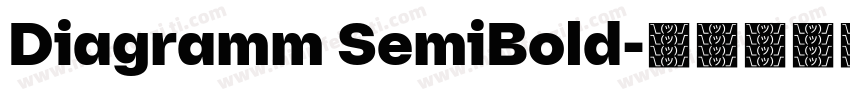Diagramm SemiBold字体转换